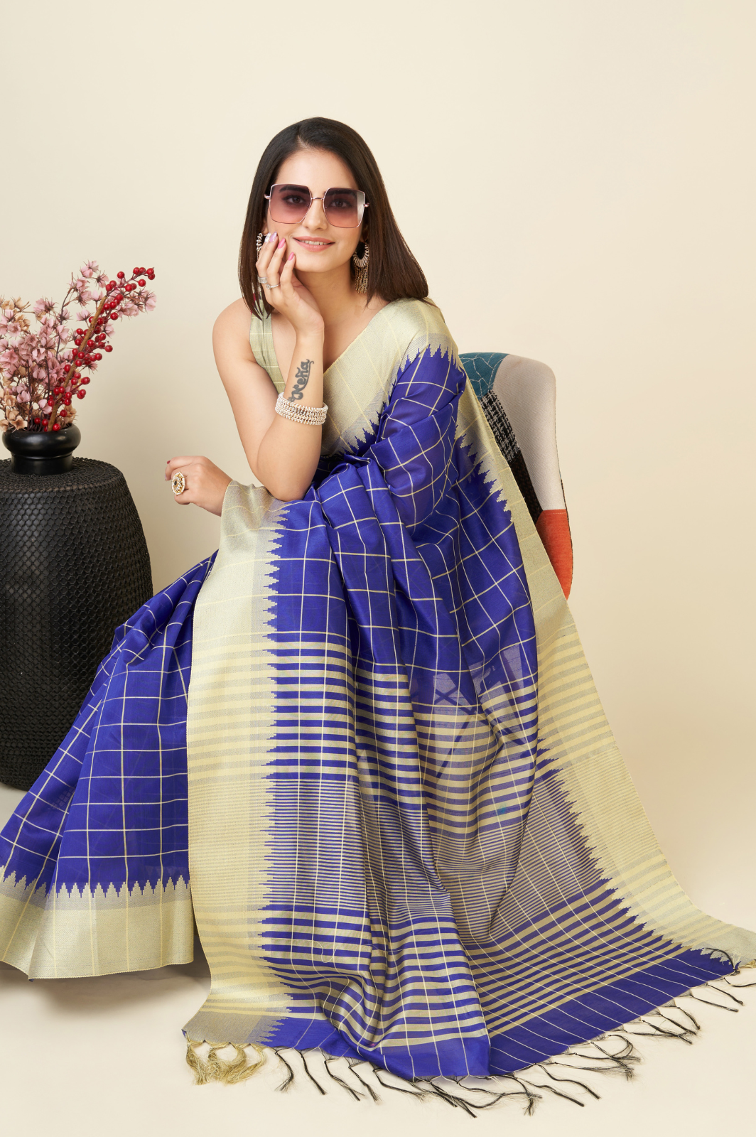 Silk Weaving Jequard Saree