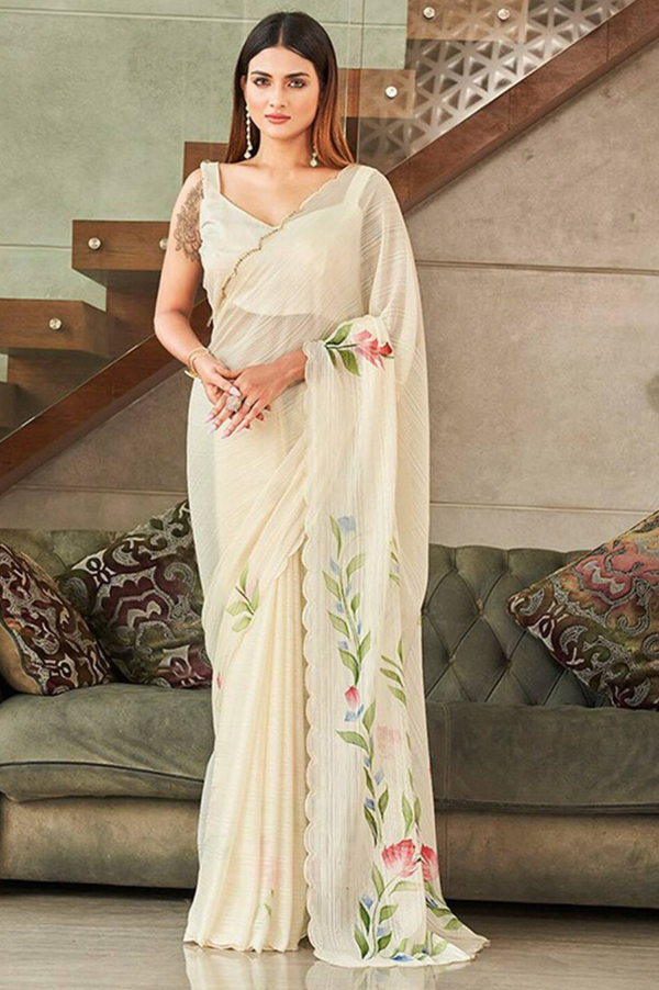 MOSS Chiffon Saree