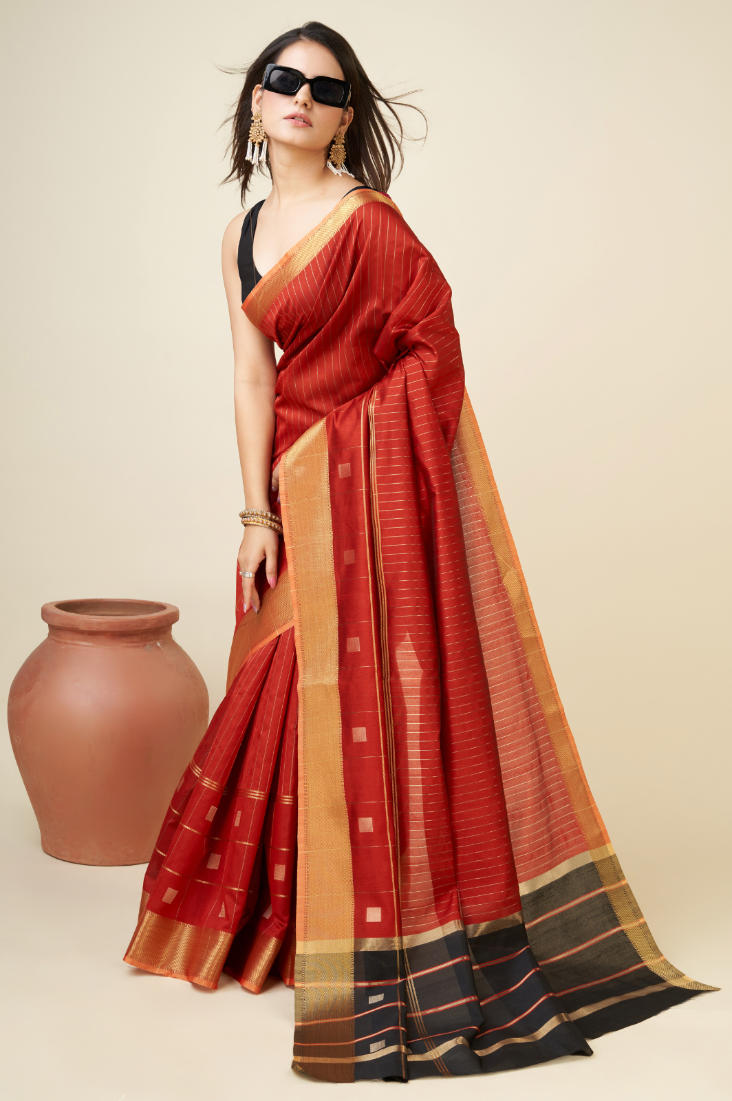 Silk Weaving Jequard Saree