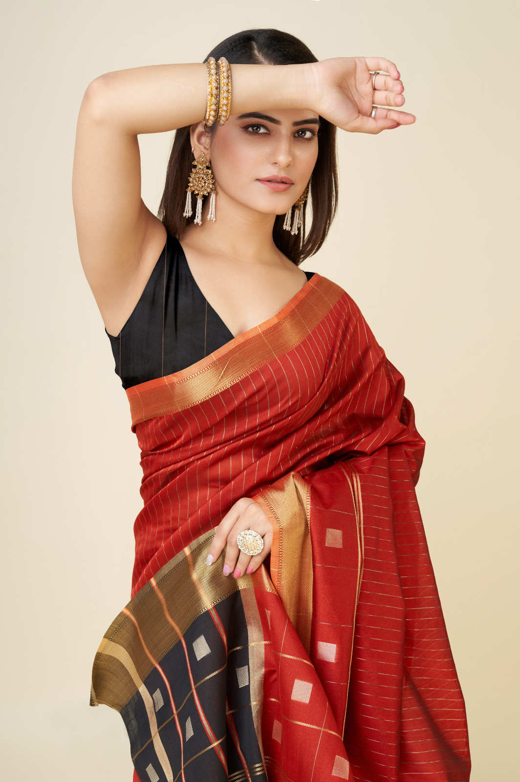 Silk Weaving Jequard Saree