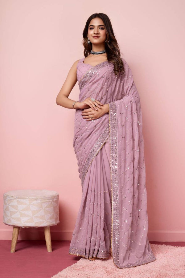 Exquisite Soft Georgette Saree for Weddings