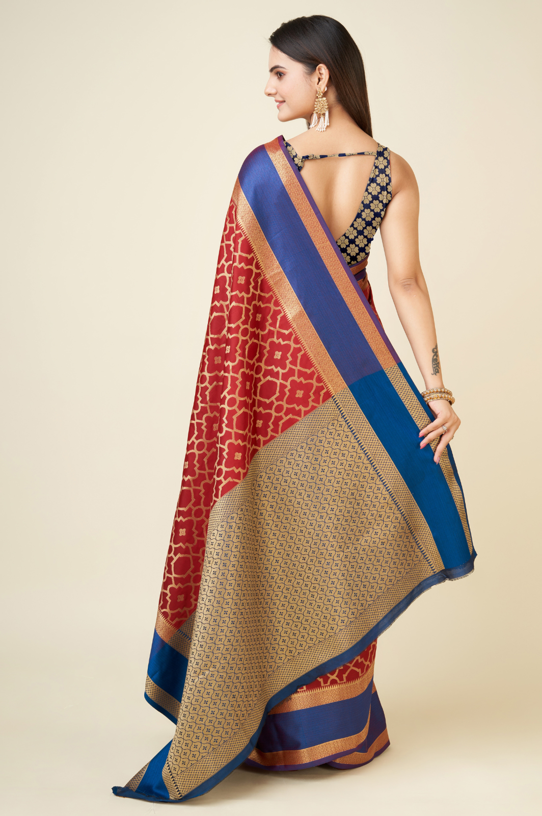 Silk Weaving Jequard Saree