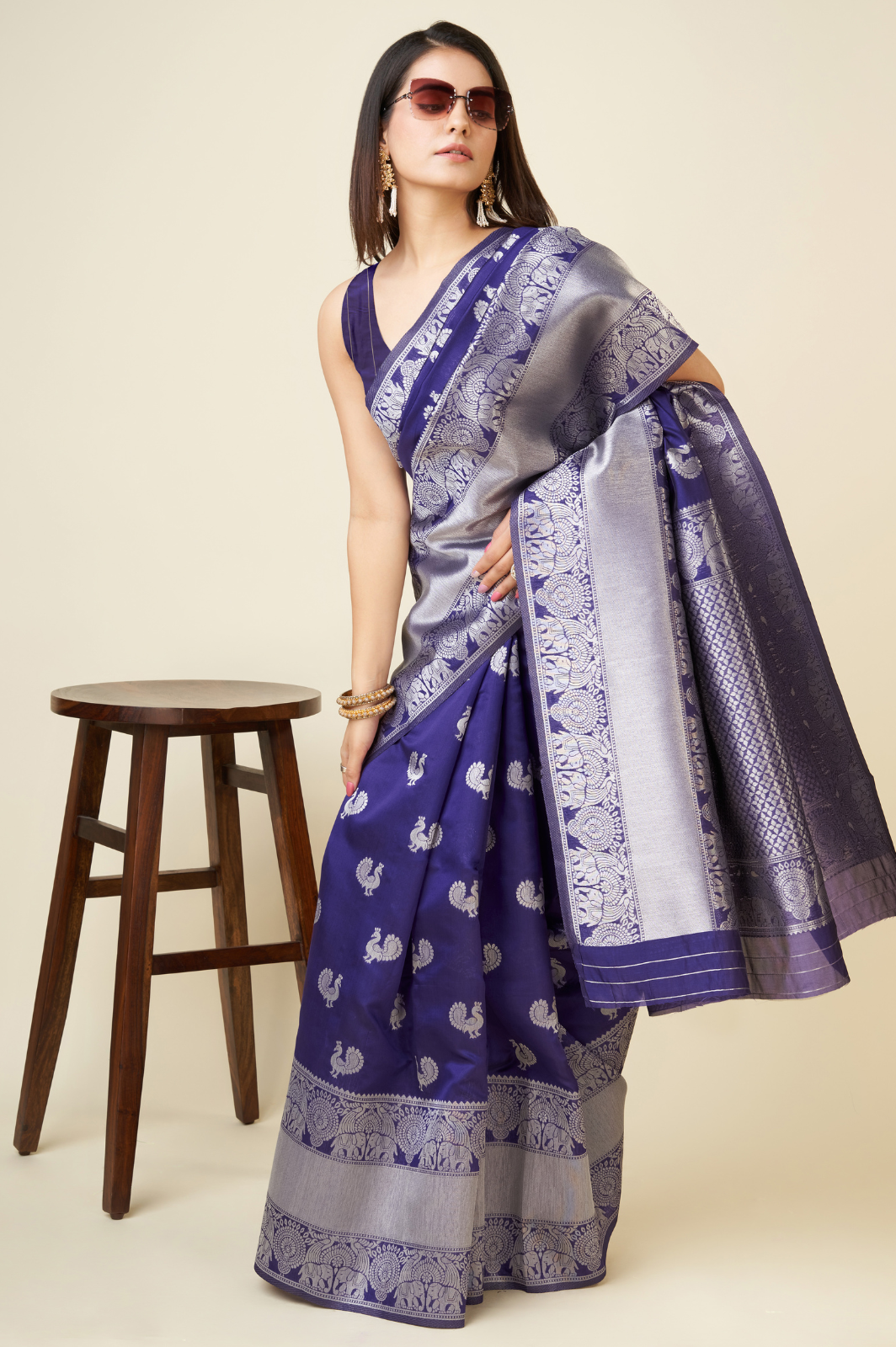 Silk Weaving Jequard Saree