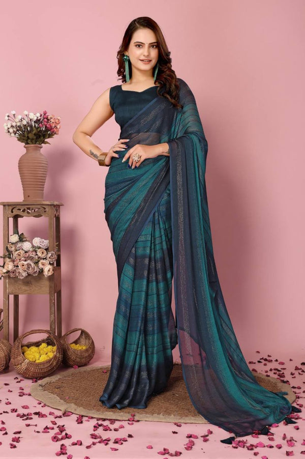 Dubai Ready-to-Wear Sarees - Rangoli Zari Silk