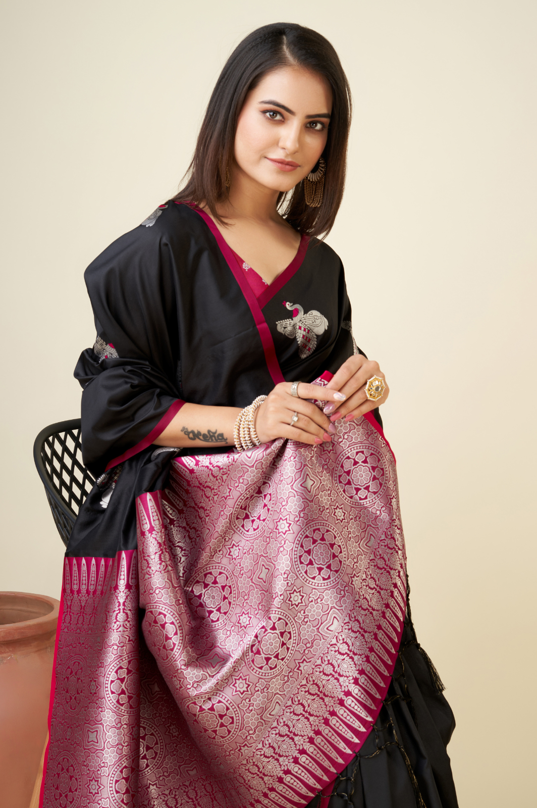 Lichi Silk Saree