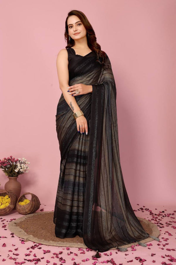 Dubai Ready-to-Wear Sarees - Rangoli Zari Silk