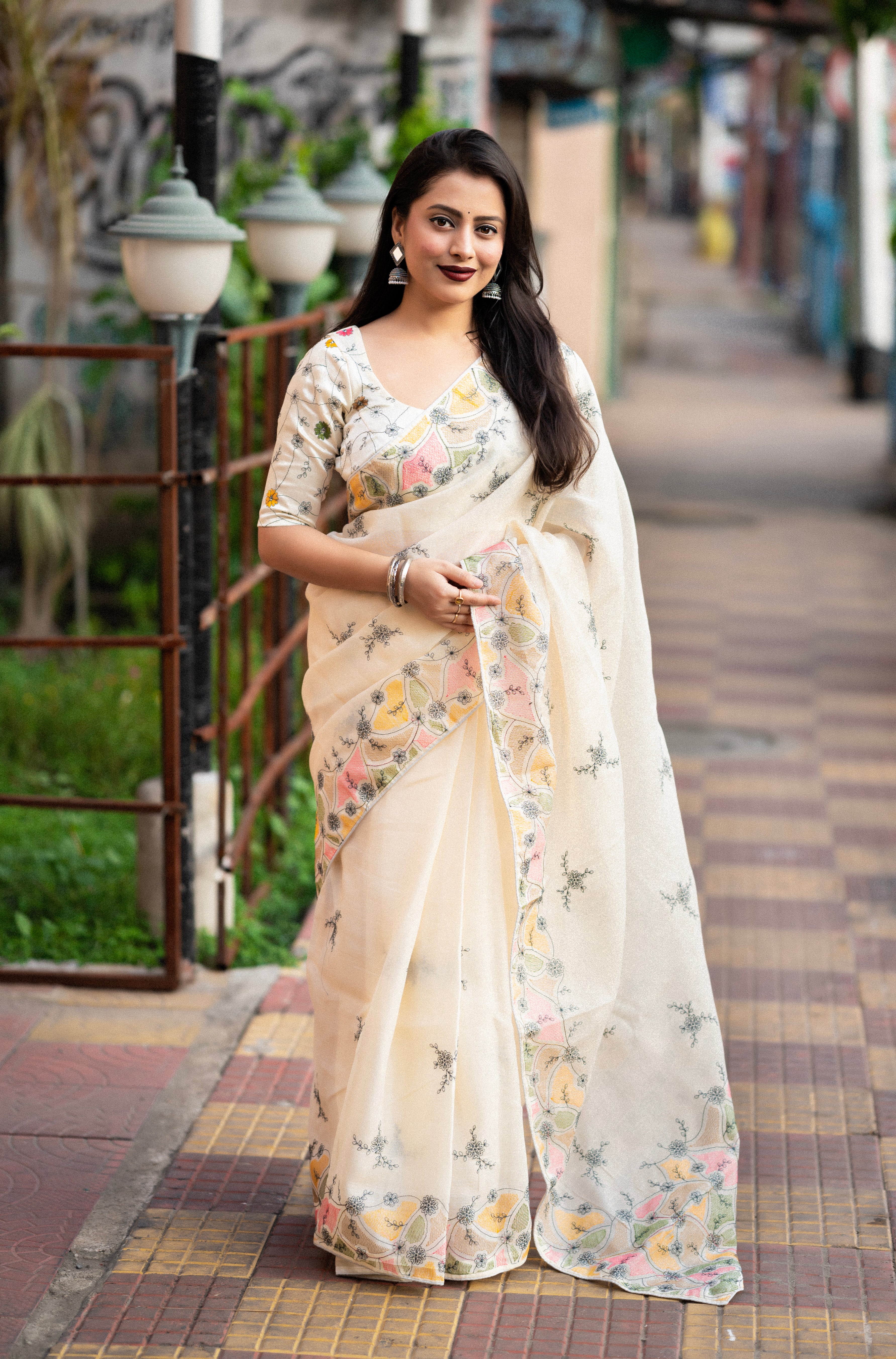 Soft Linen by Linen Saree