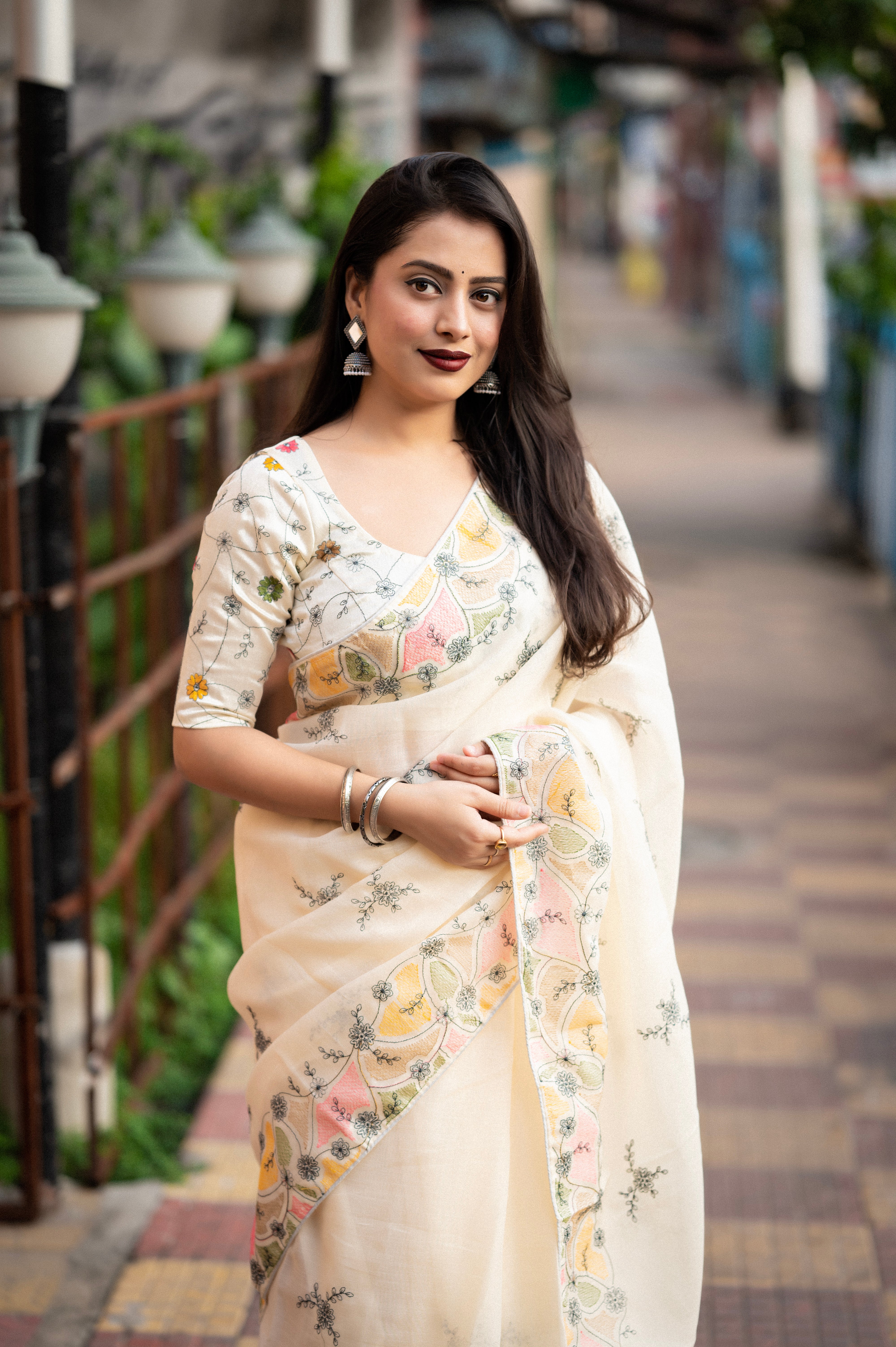 Soft Linen by Linen Saree