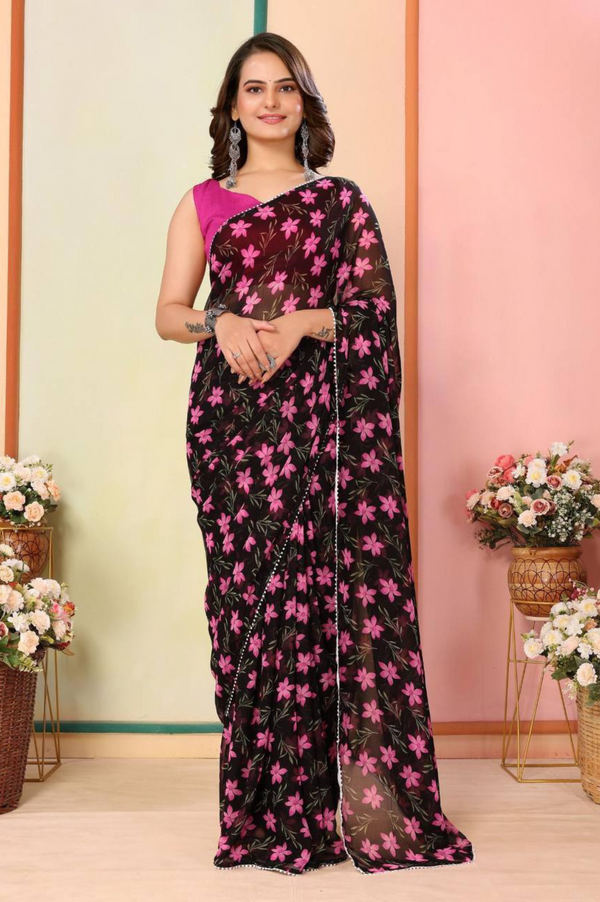 Georgette saree