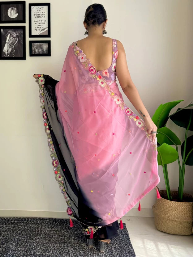 Smooth Georgette Saree