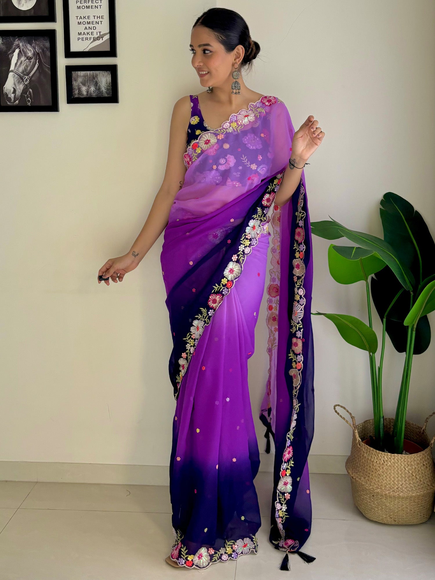 Smooth Georgette Saree