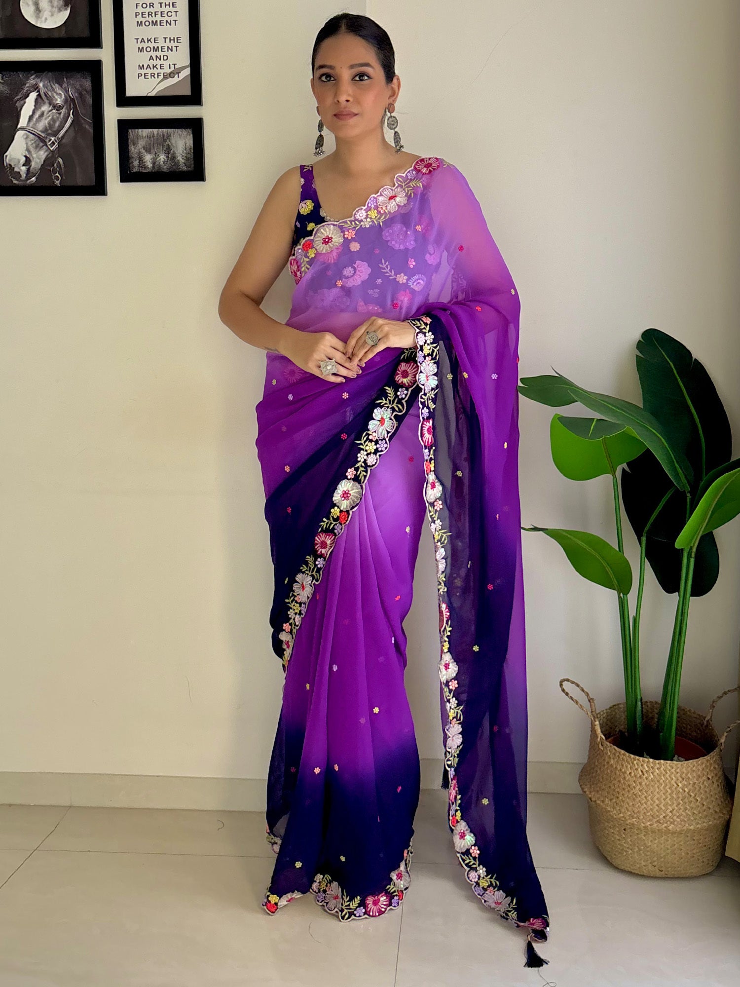 Smooth Georgette Saree