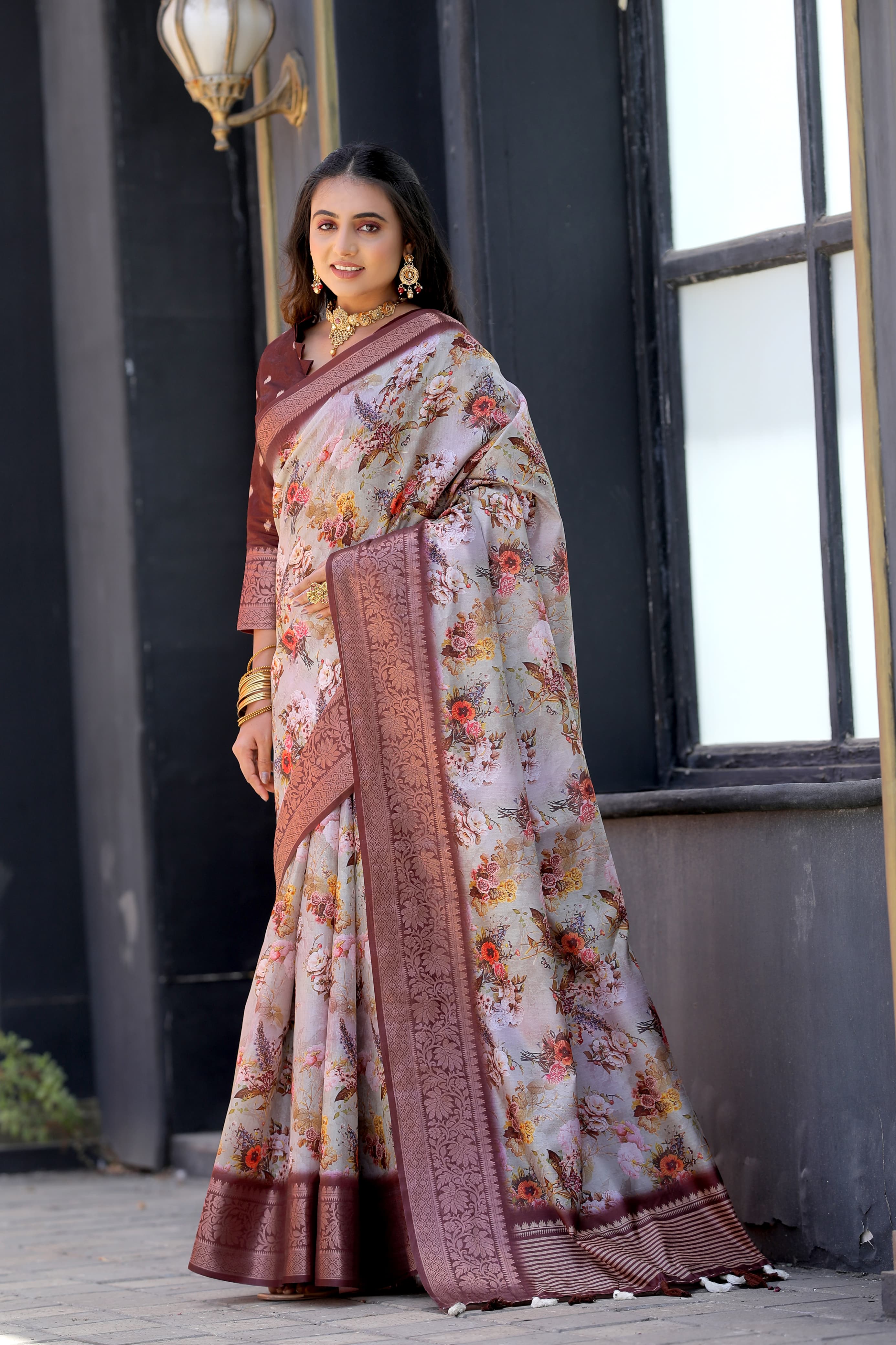 Pure Dola Silk Saree