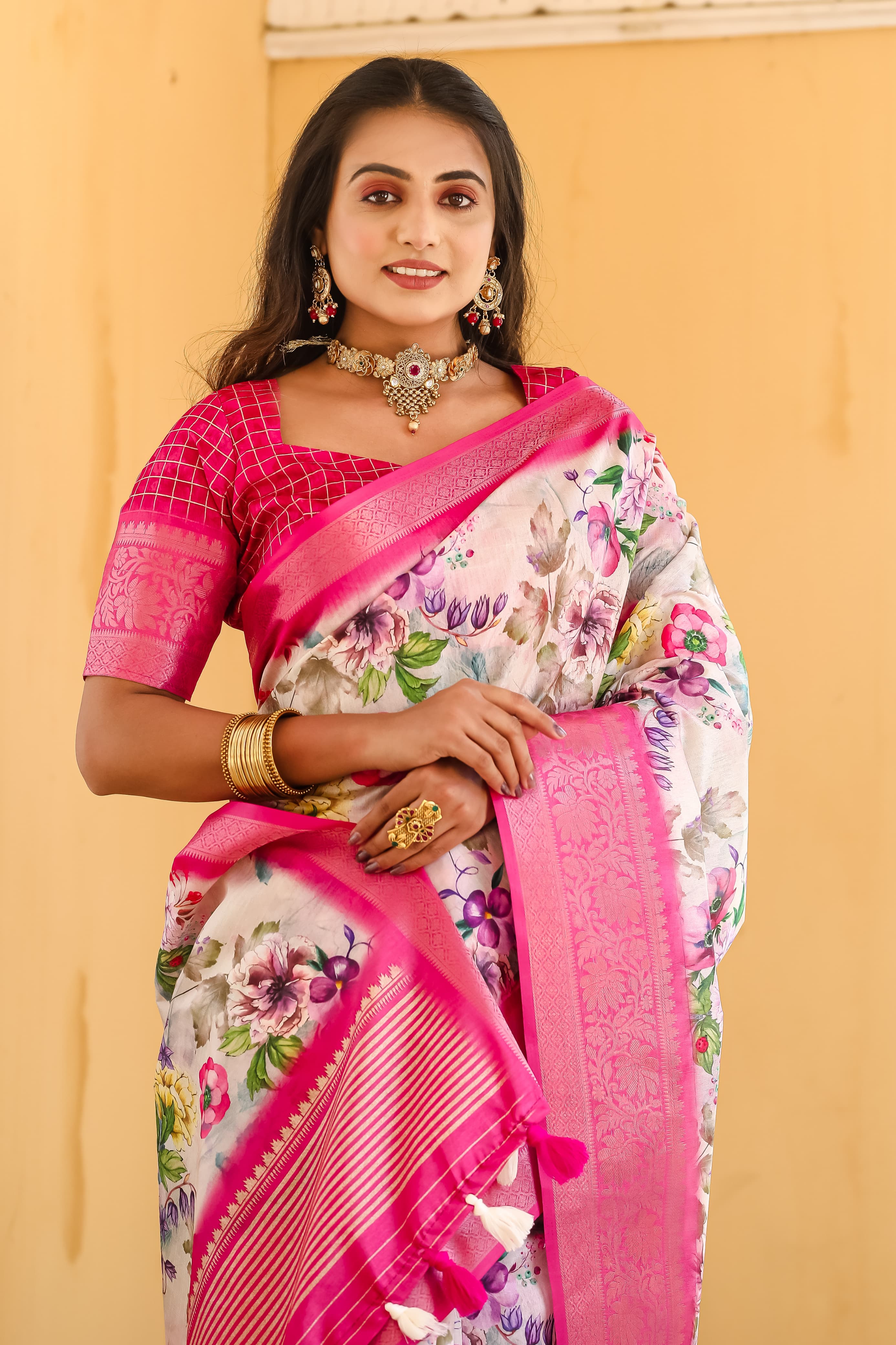 Pure Dola Silk Saree