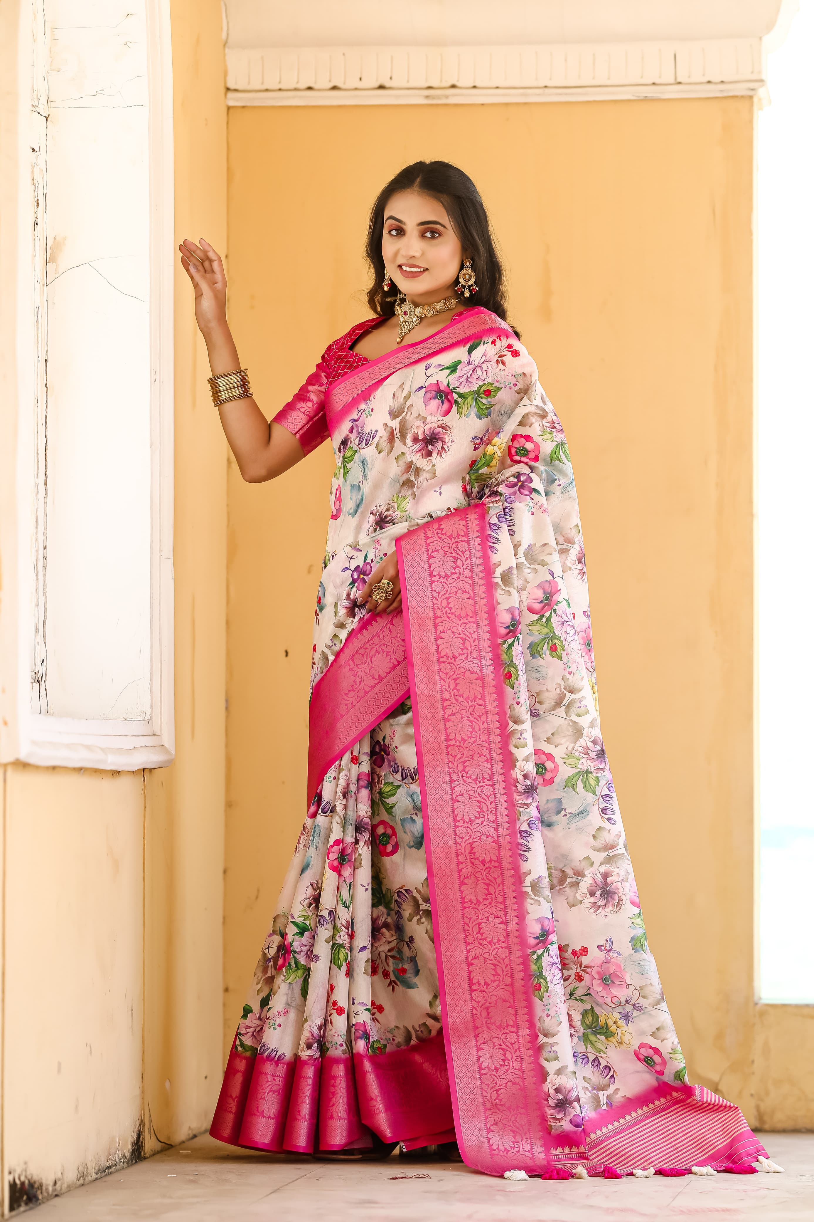 Pure Dola Silk Saree