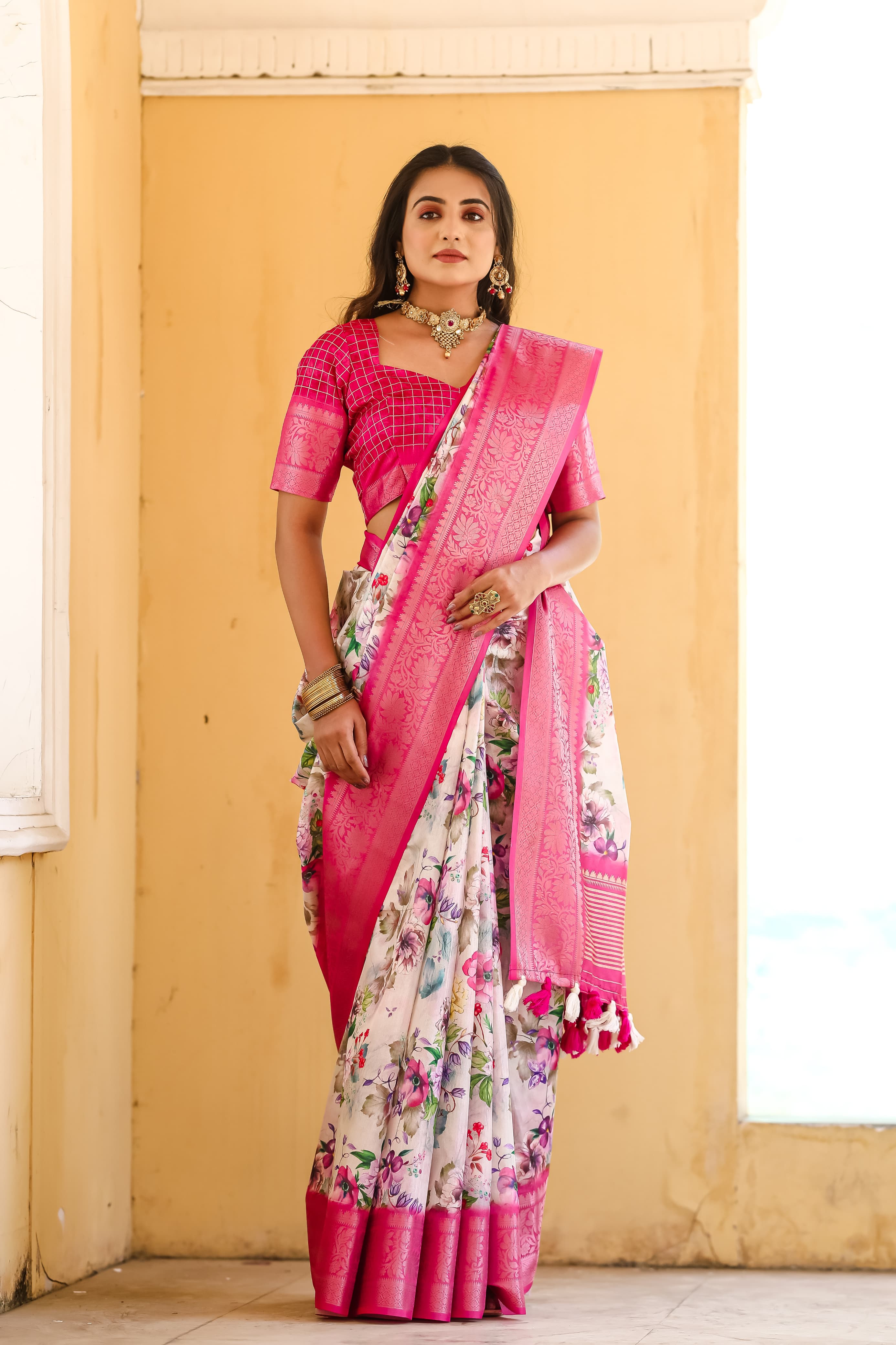 Pure Dola Silk Saree