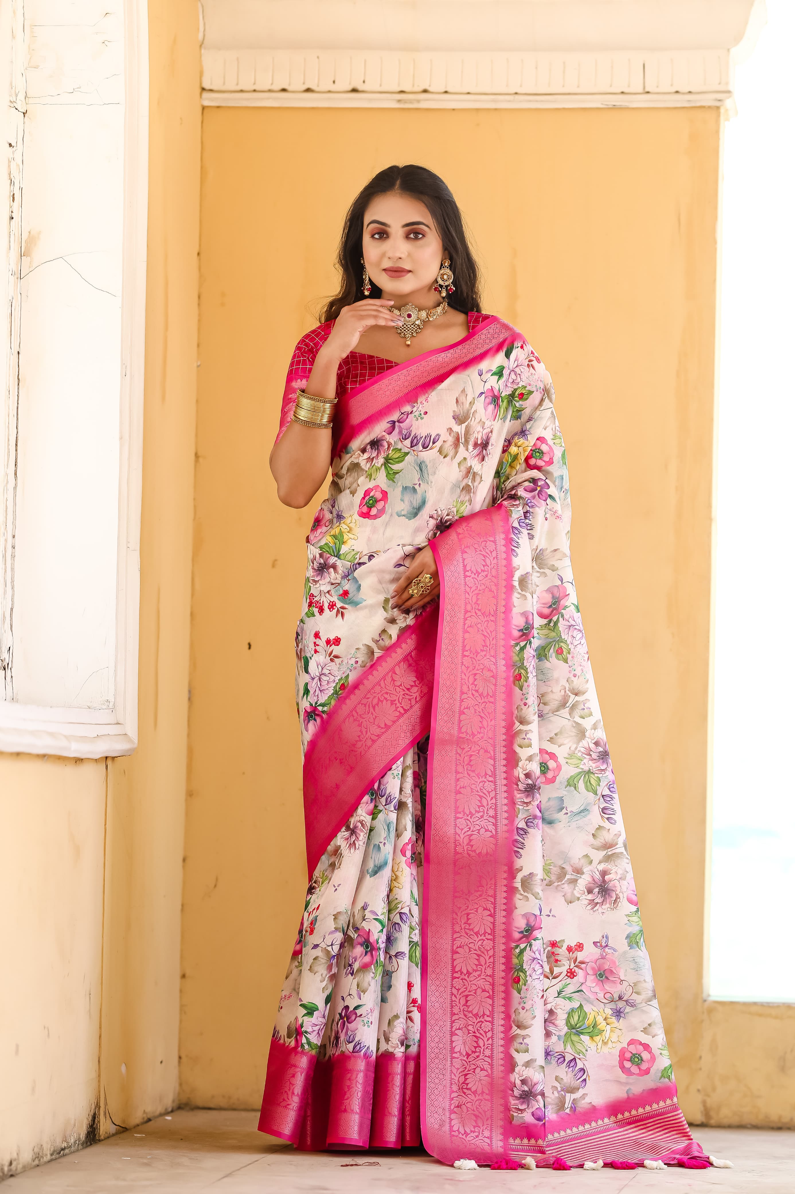 Pure Dola Silk Saree