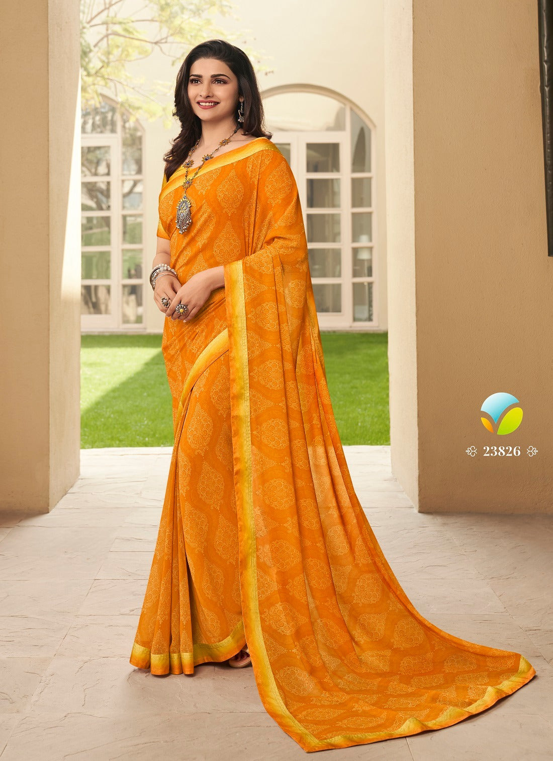 Georgette Printed Saree with 100% Best Quality Georgette Blous