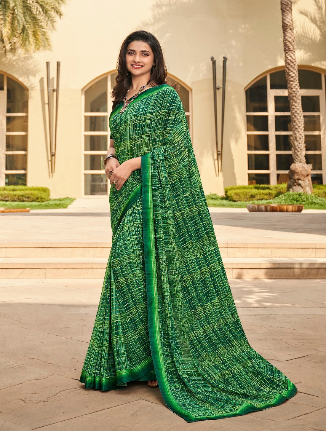 Georgette Printed Saree with 100% Best Quality Georgette Blous