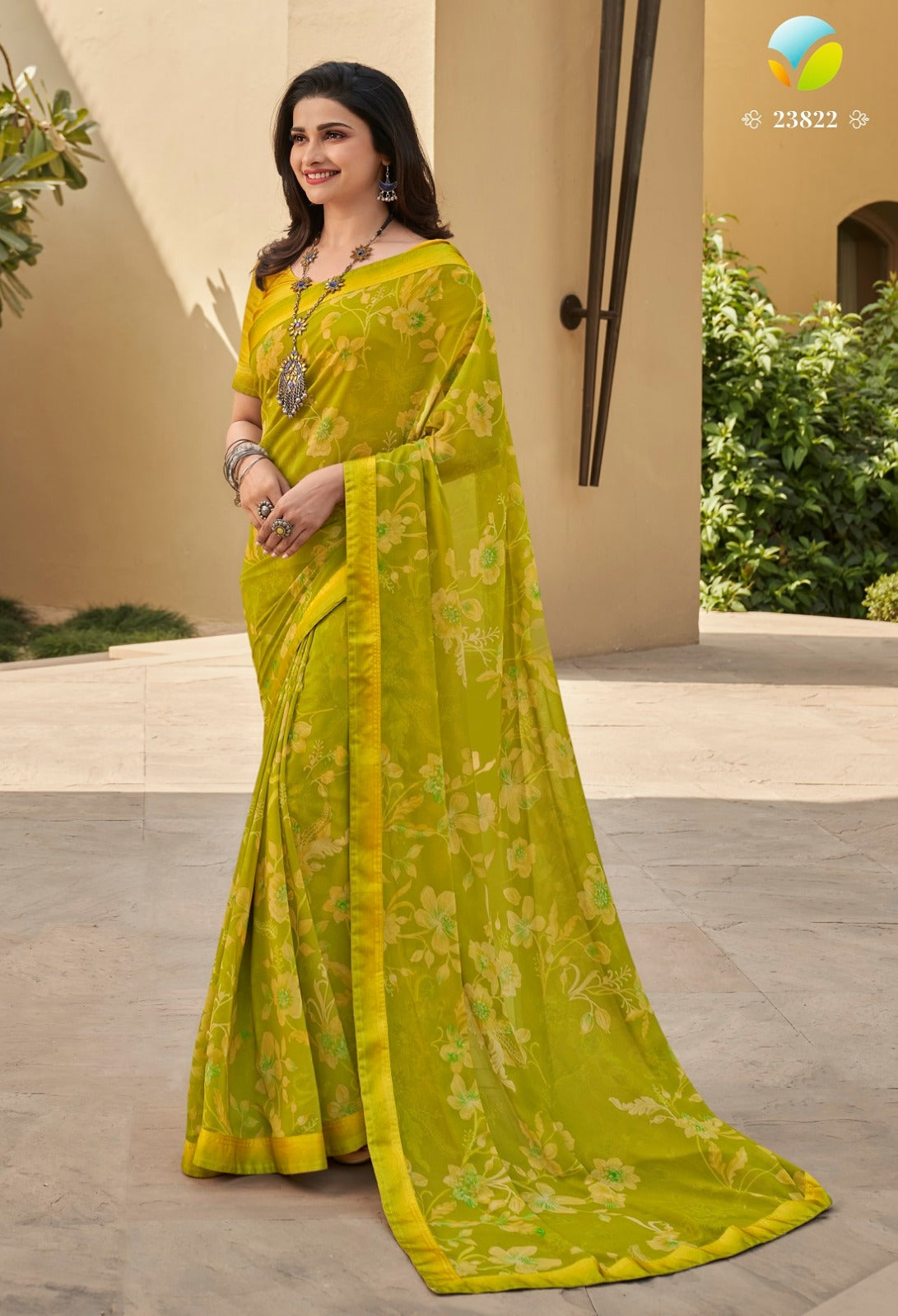 Georgette Printed Saree with 100% Best Quality Georgette Blous