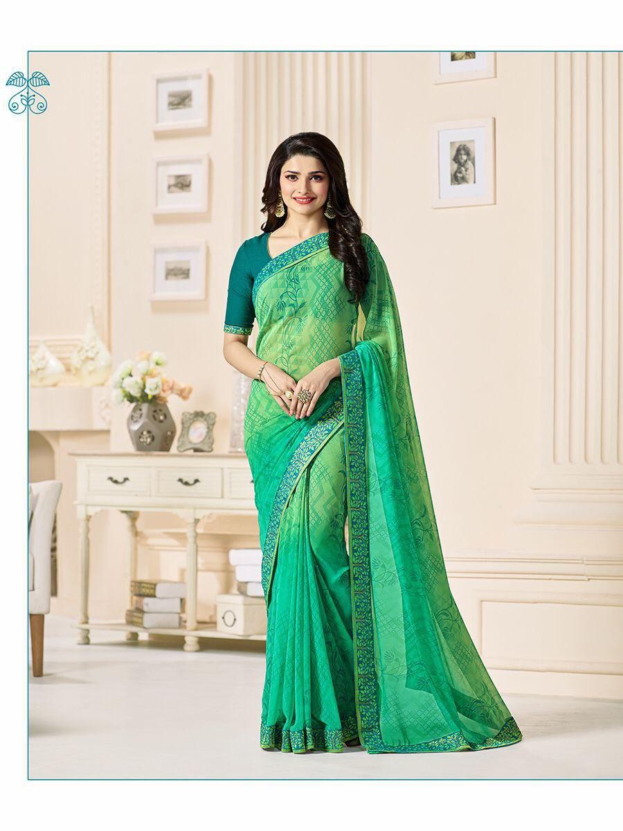 Heavy Georgette Silk Saree