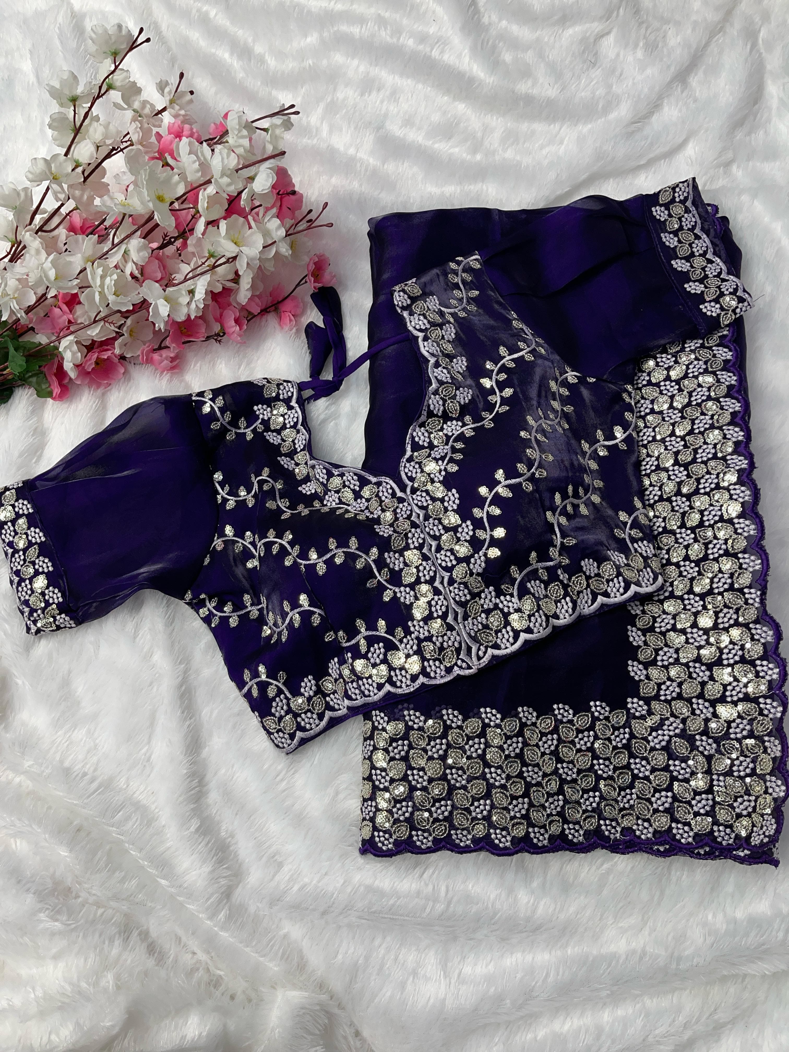 Pure Soft Jimmy Choo silk Sarees