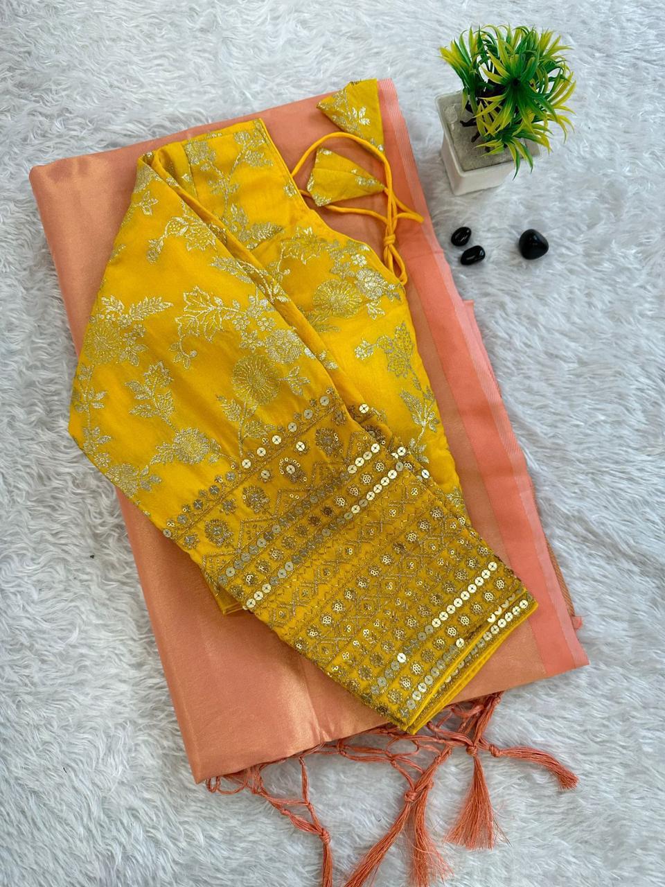 Pure Soft Tissue Silk Sarees