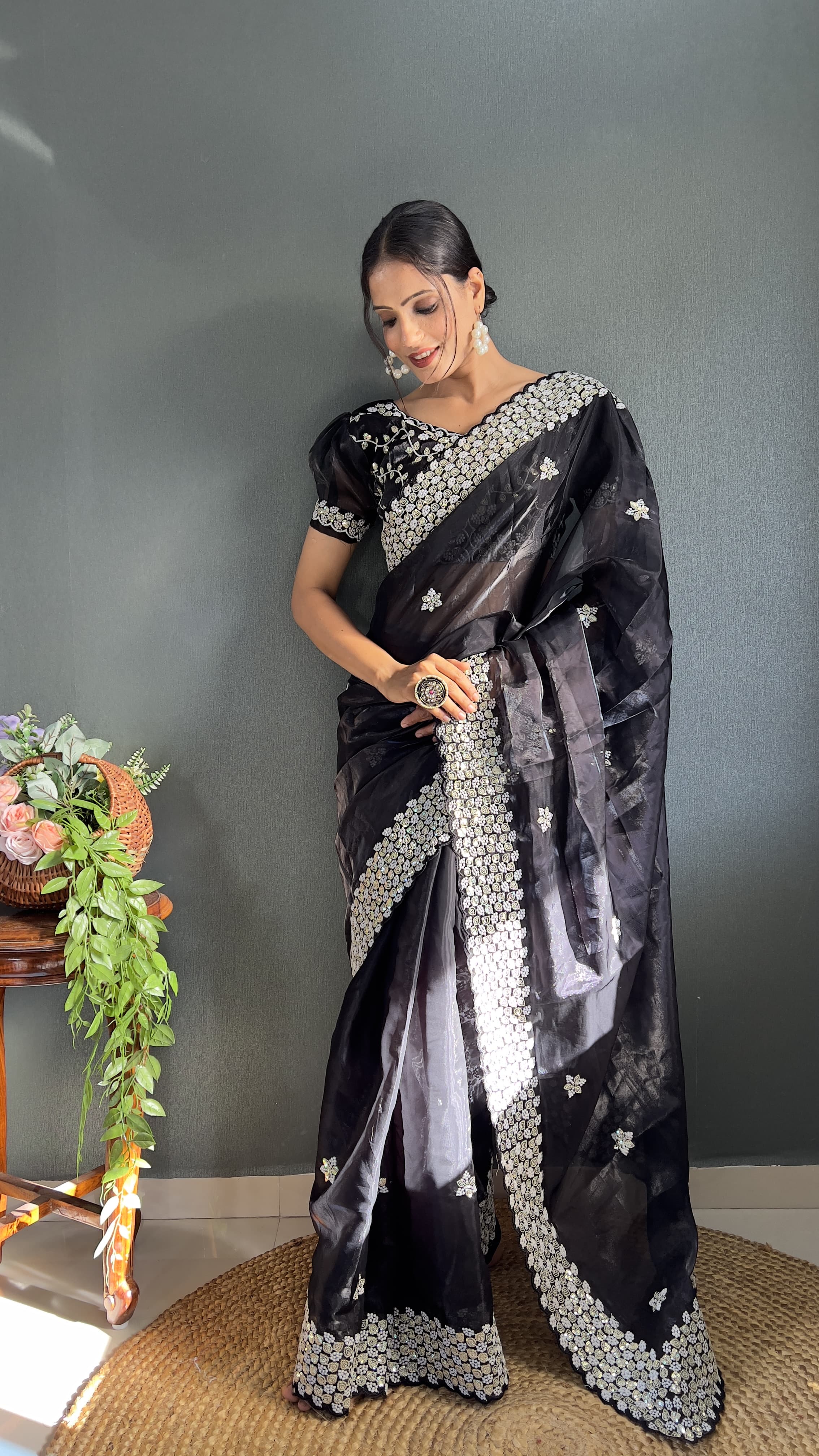  Premium Jimmy Choo Silk Saree