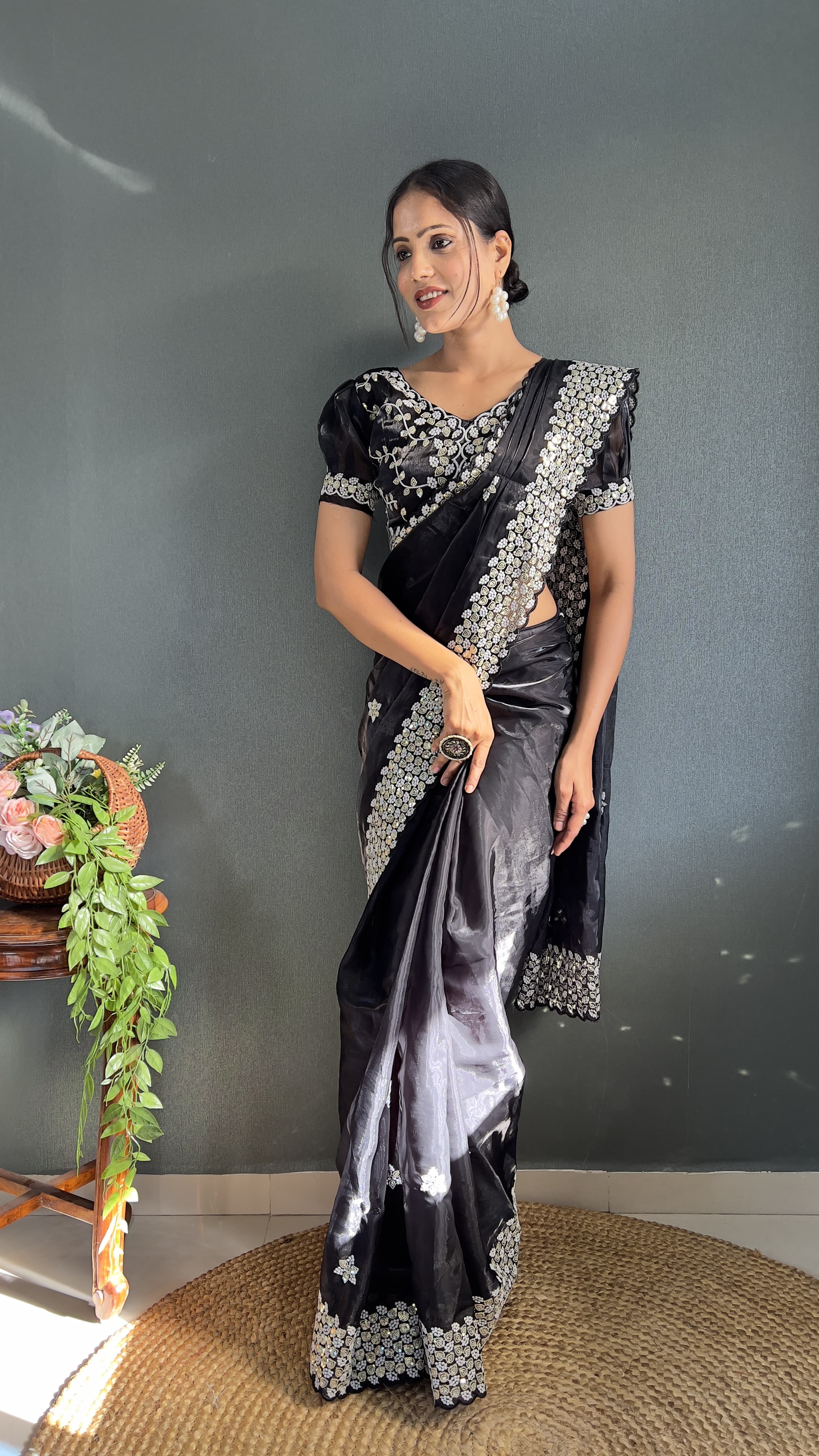  Premium Jimmy Choo Silk Saree