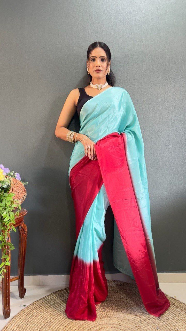 Soft Chinon sarees