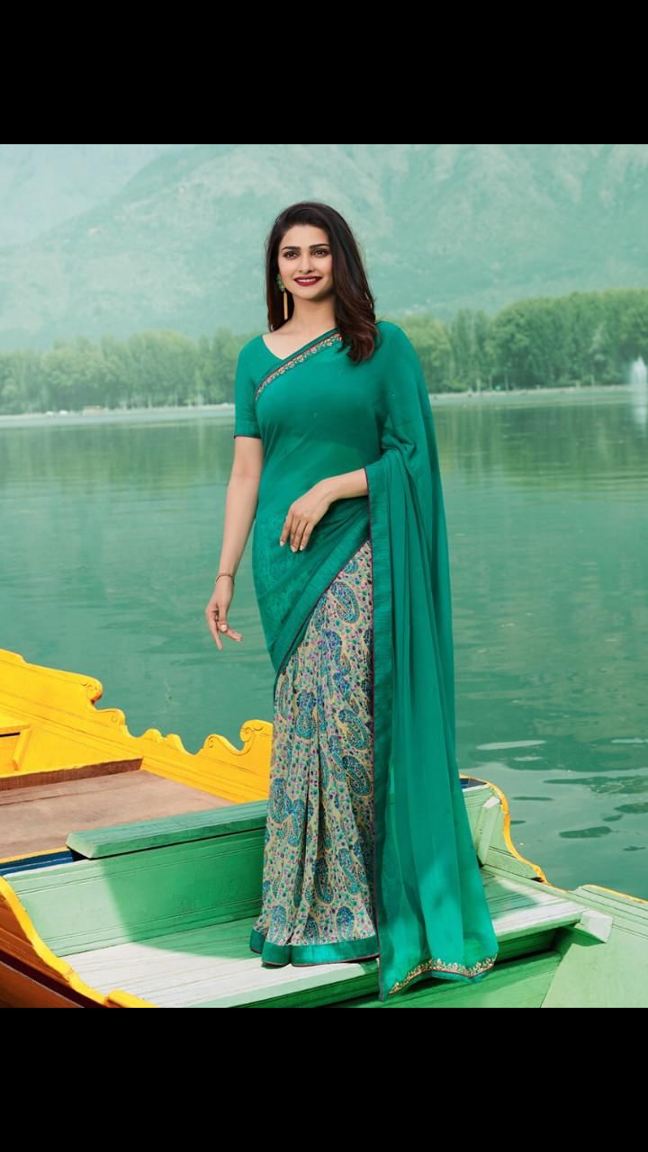 Heavy Georgette Silk sarees