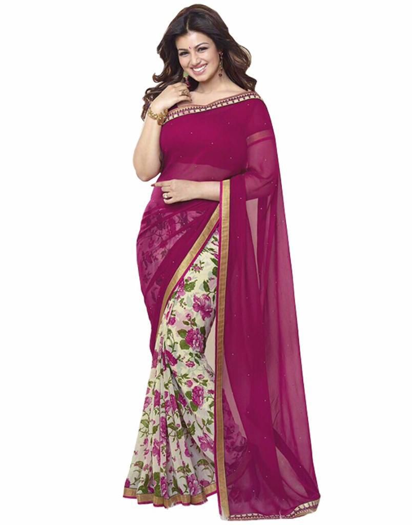 Heavy Georgette Silk sarees