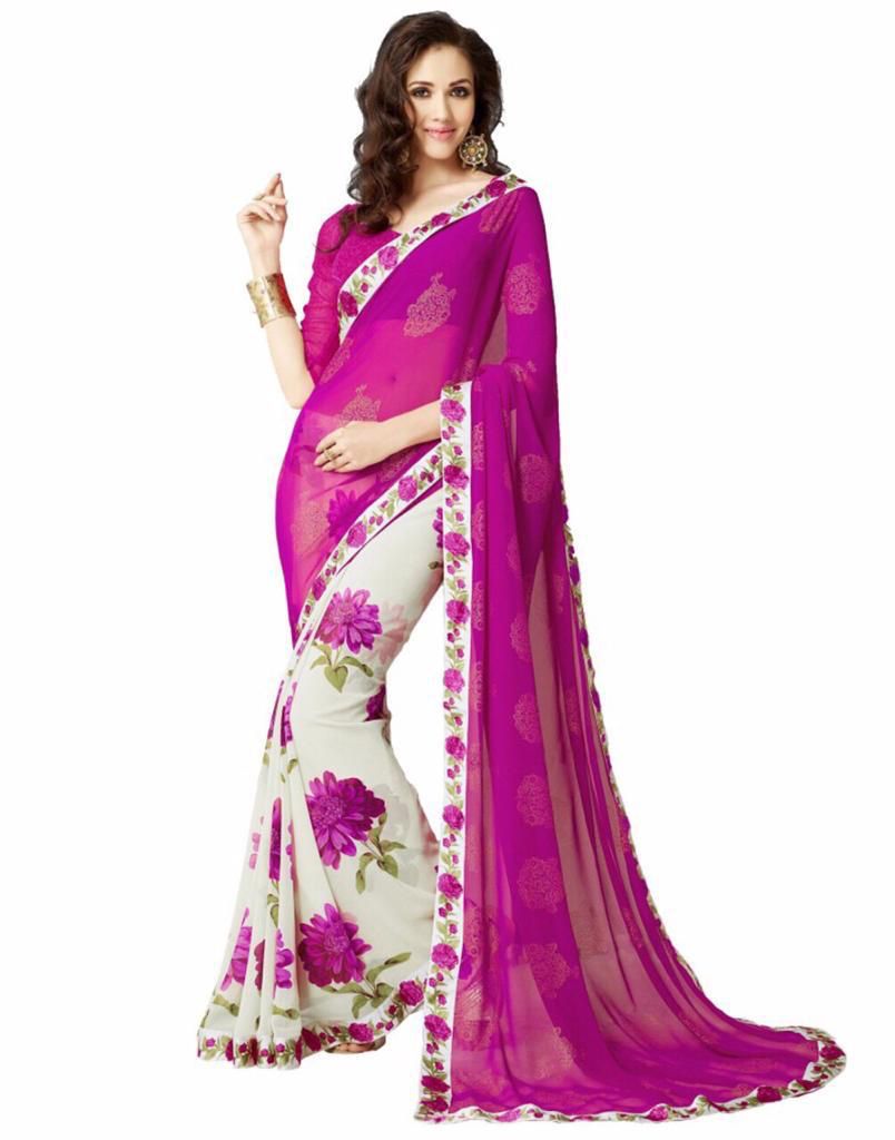 Heavy Georgette Silk sarees