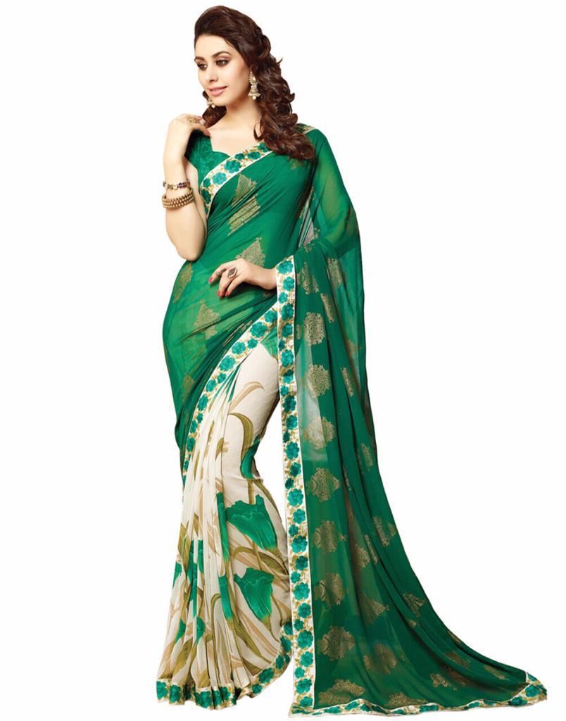 Heavy Georgette Silk sarees