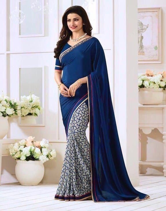 Heavy Georgette Silk sarees