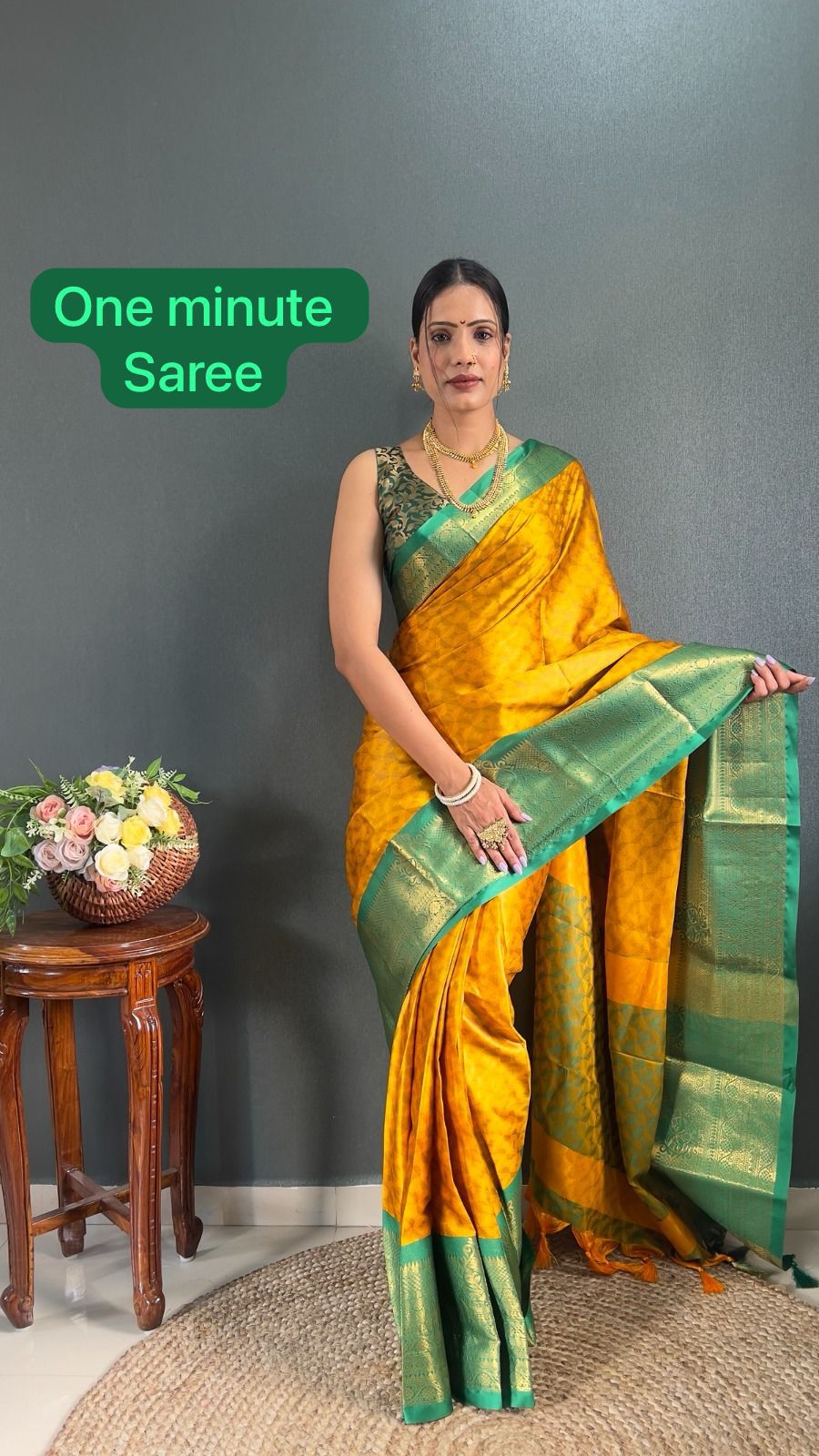 Crafted from Pure Mercerized Soft Silk saree