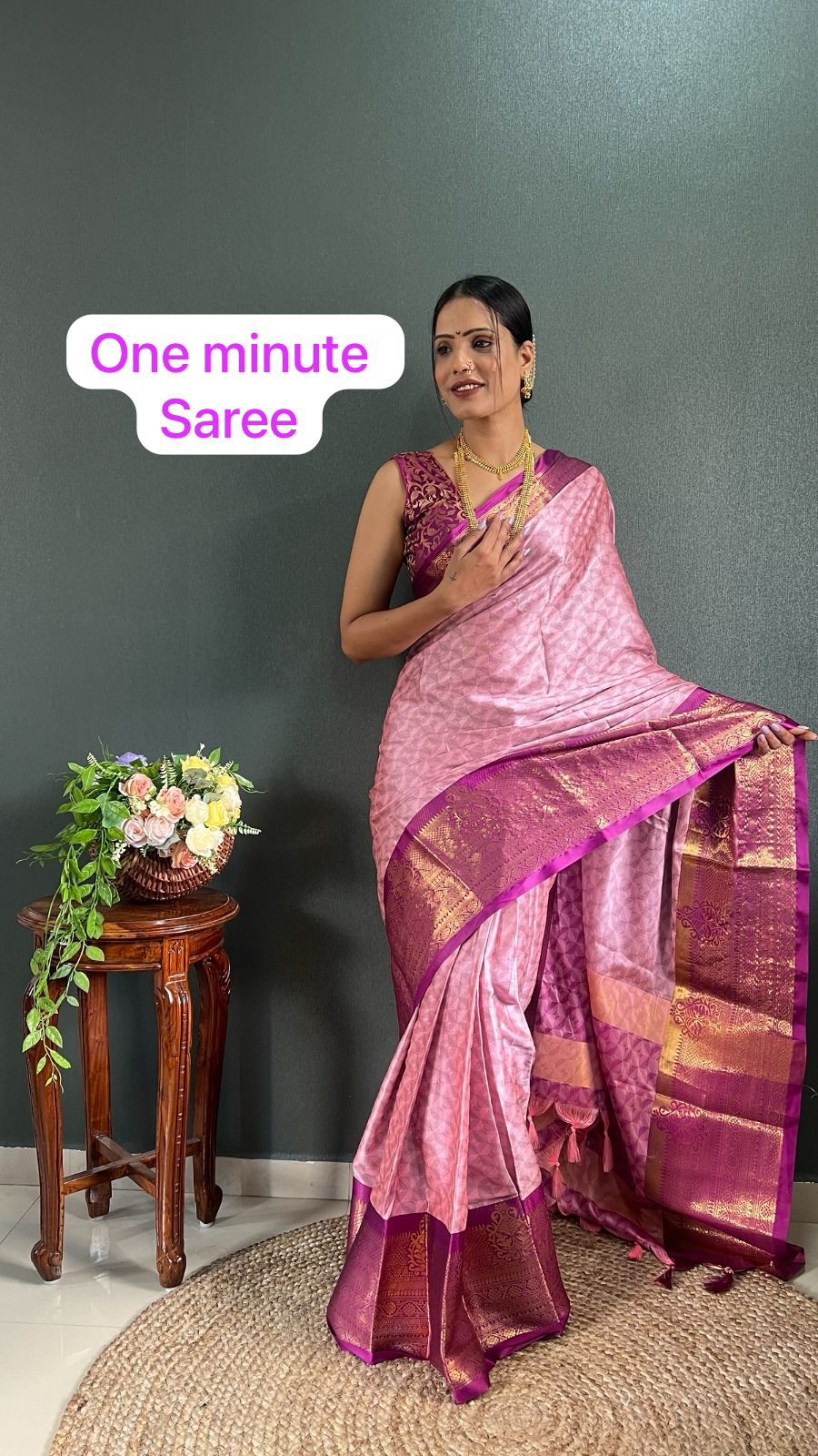 Crafted from Pure Mercerized Soft Silk saree