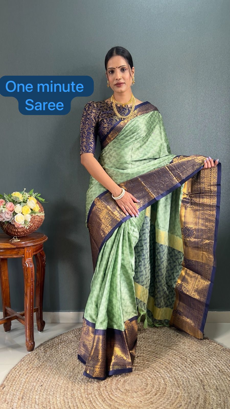 Crafted from Pure Mercerized Soft Silk saree