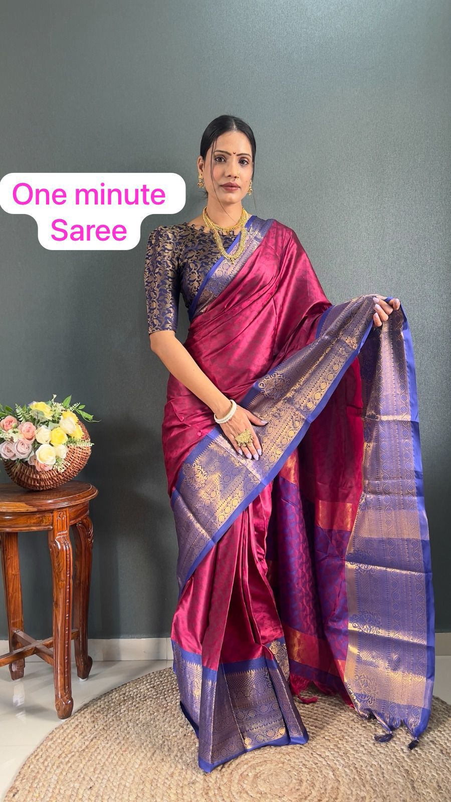 Crafted from Pure Mercerized Soft Silk saree