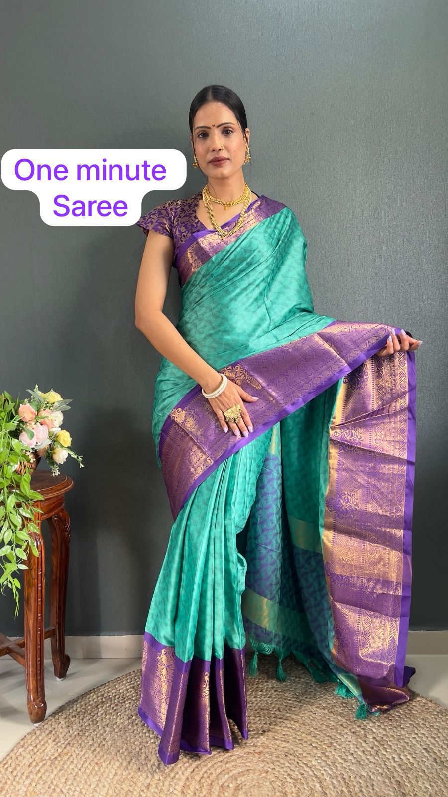 Crafted from Pure Mercerized Soft Silk saree