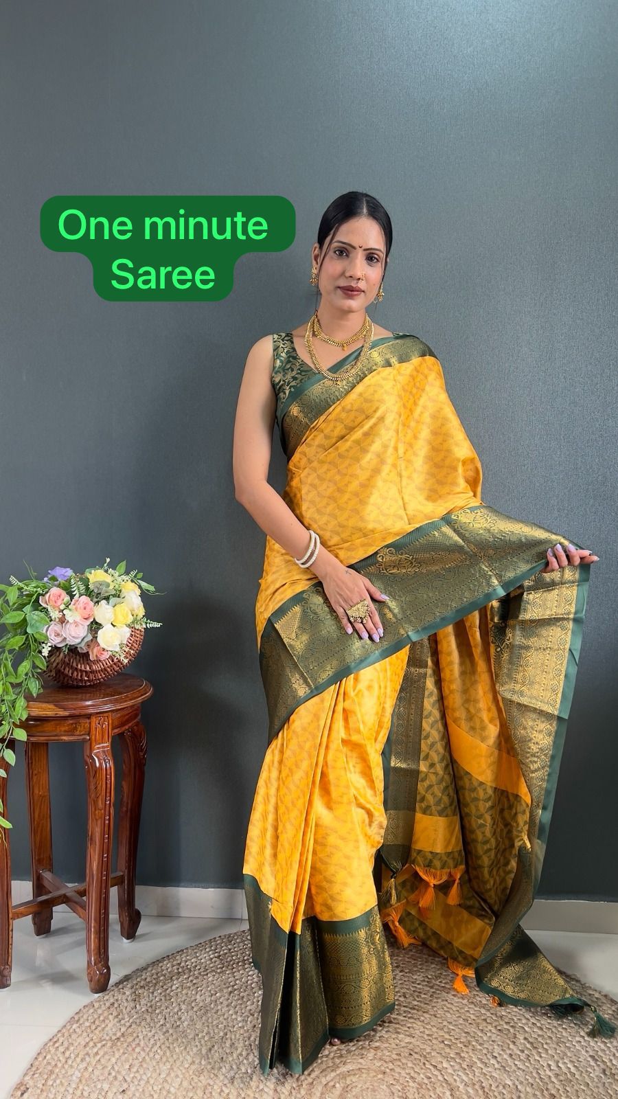 Crafted from Pure Mercerized Soft Silk saree