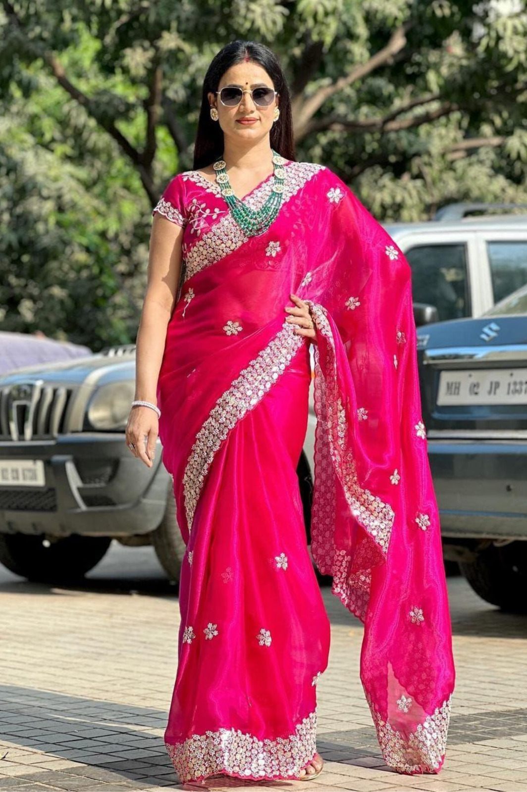 Soft Jimmy Choo Silk Saree