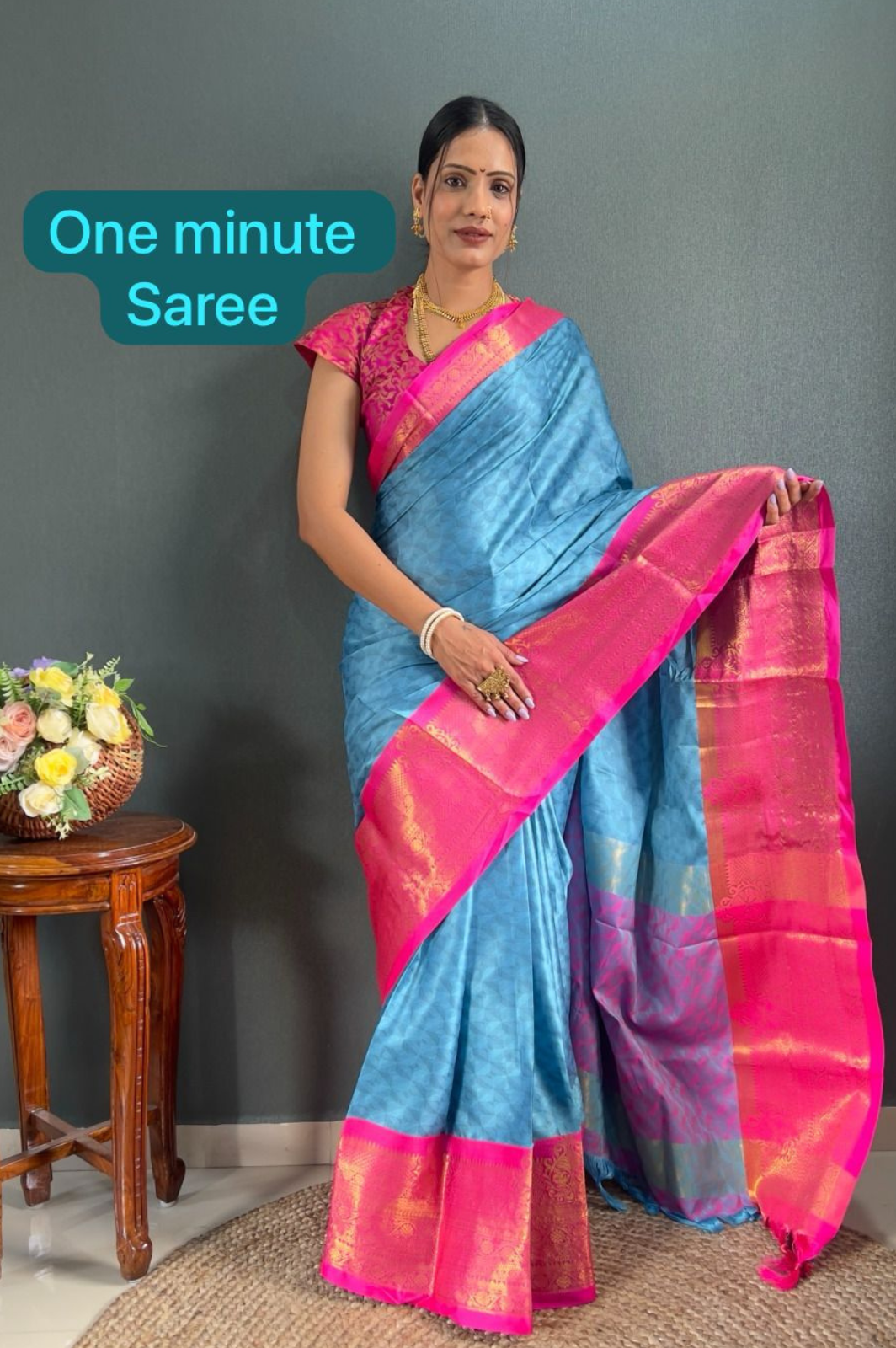 Crafted from Pure Mercerized Soft Silk saree