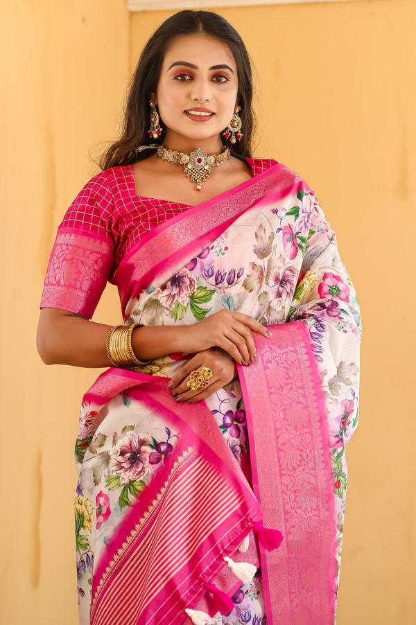 Pure Dola Silk Saree