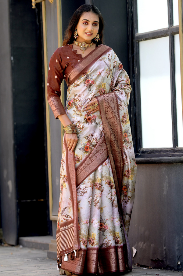 Pure Dola Silk Saree